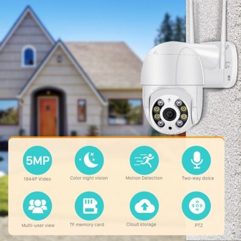 Cámara De Seguridad 2MP Audio Wifi Visión Nocturna-1