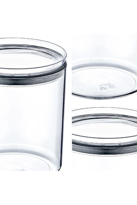 Contenedor Hermético 0,85 Lt Crystal Round-4
