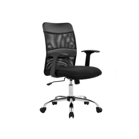 Silla de Oficina High Basic Negra-0