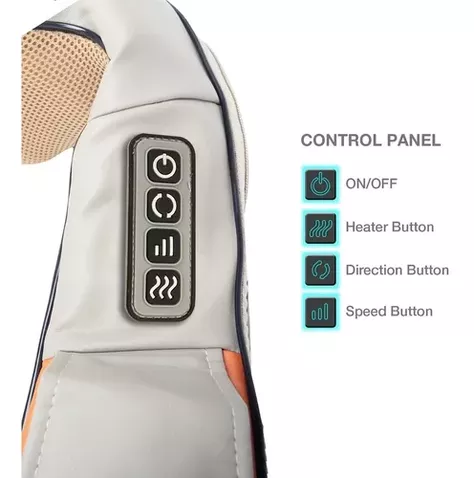 Masajeador Eléctrico Portátil Cervical Beige 110v/220v-2