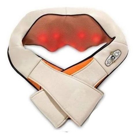 Masajeador Eléctrico Portátil Cervical Beige 110v/220v-4