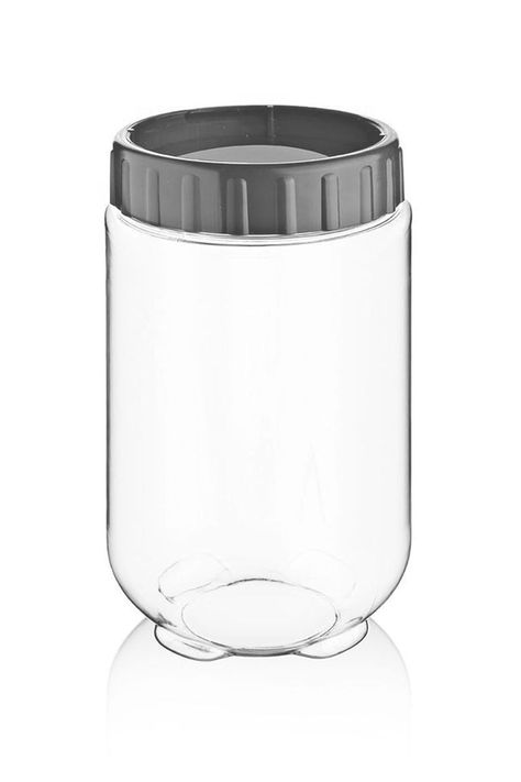 Frasco Alimentos 1 Lt Gris-0