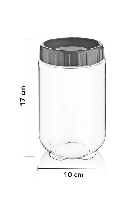 Frasco Alimentos 1 Lt Gris-2