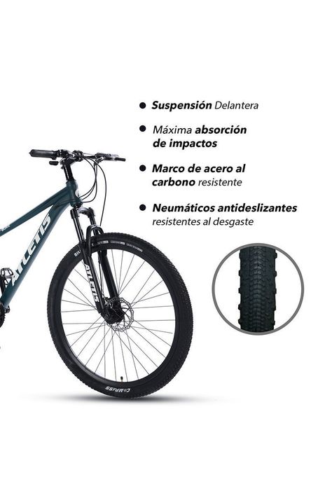 Bicicleta Mountain Bike Bure 27,5" M Azul-4