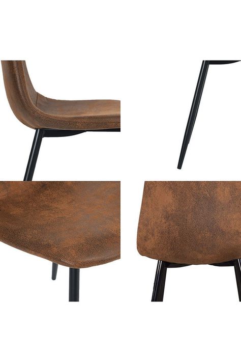 Pack 4 Sillas Comedor Charleston Café-4