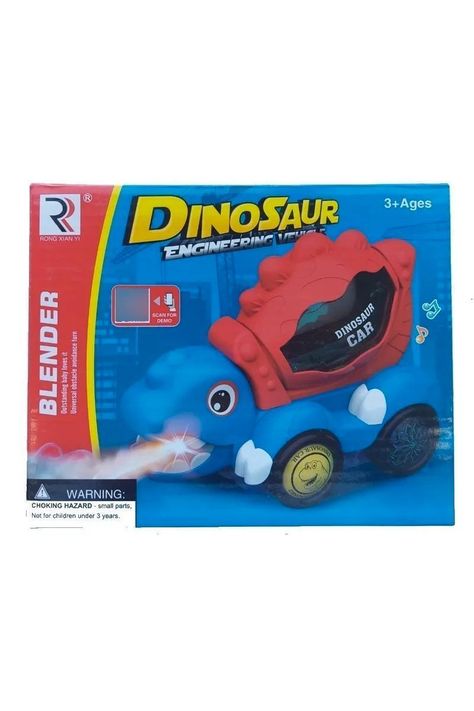 Dinosaurio Excavadora Luces Y Humo-3