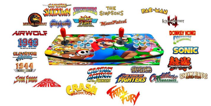 Joystick Consola Arcade Conexión directa HDMI MOD MARIO-1