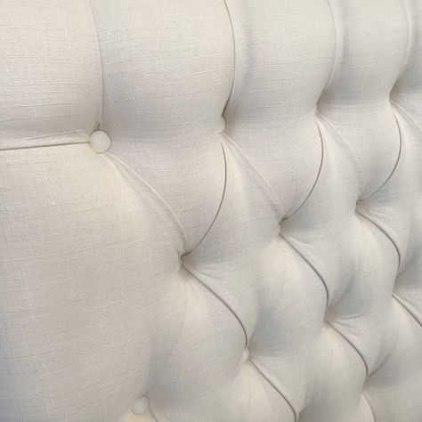 Respaldo Capitoné Premium Lino Crema Queen-1