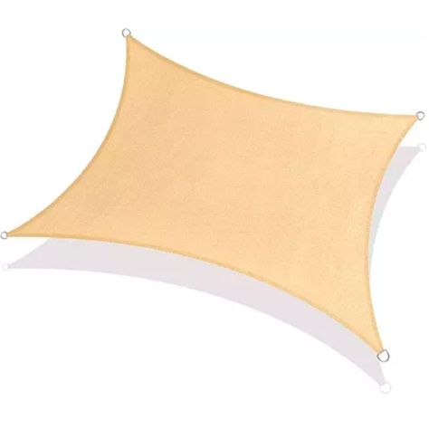 Vela Sombra Toldo Malla Cuadrado 3,05 X 3,05 Metros-0