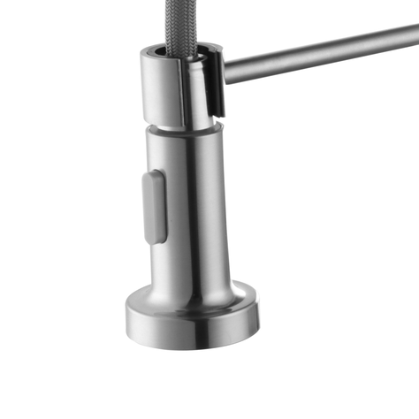 Llave monomando extensible Acero ShootHome-1
