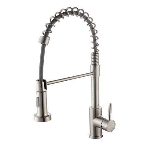 Llave monomando extensible Acero ShootHome-0
