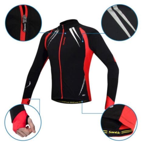 Chaqueta Manga Larga Gabriel para Ciclismo SANTIC-0