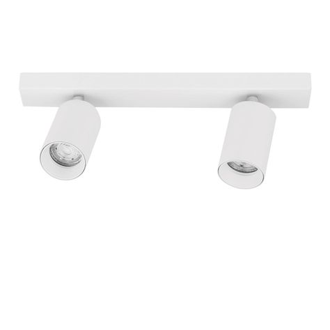 Foco Spotlight Sobrepuesto Cielo O Muro 2*GU-10 Blanco-3