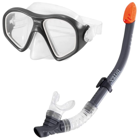 Set de Buceo Mascara Buceo + Tubo Snorkel Rider-0
