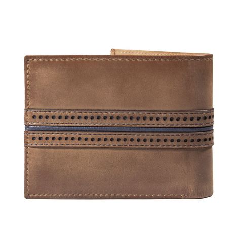 Billetera Gino Rodinis  Borsalino 156 Café/Azul-5