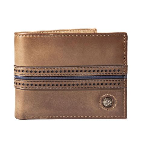 Billetera Gino Rodinis  Borsalino 156 Café/Azul-0
