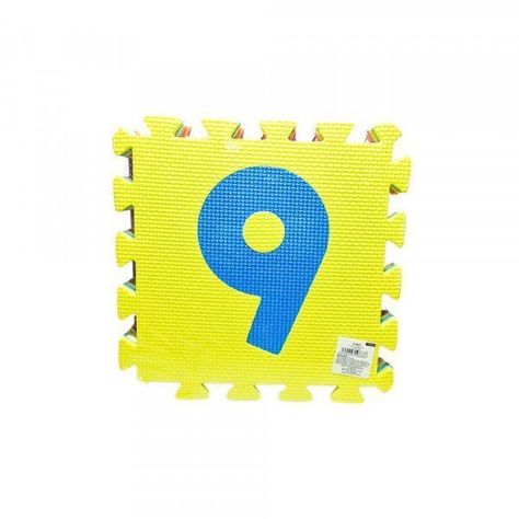 Alfombra Goma Eva 30x30 Números 10 Piezas-0