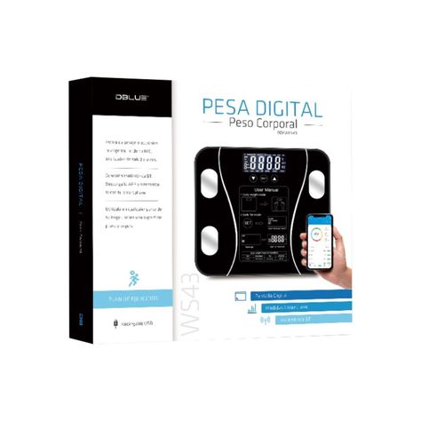 Pesa Digital Inteligente App Smartphones 180Kg -2