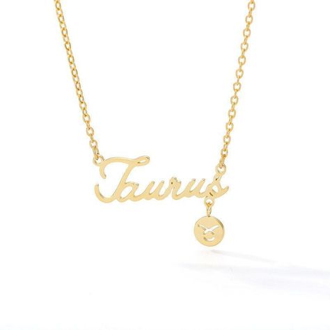 Collar Horoscopo Constelacion Signo TAURUS Zodiacal Full Tendencia-0