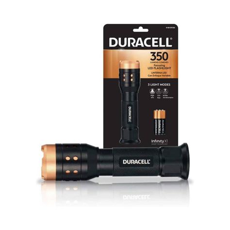 Linterna Led Duracell 350 Lumens Con Enfoque Varia-0