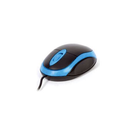 Mouse Óptico Con Conexión Usb Color Azul - Puntostore-0
