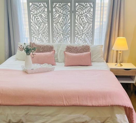 Set Piecera Lino Rosado 90 x 260 + 2 cojines 50 x 30 cm Antonia Paz-1