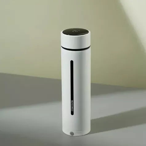 Termo Led Táctil Soporte Smartphone Acero Inoxidable 450ml-1