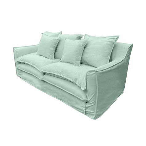 Sofá Puangue Chenille Agua 3C-2