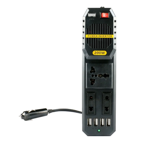 Cargador Inversor Voltaje 12v A 220v / 200 w-0