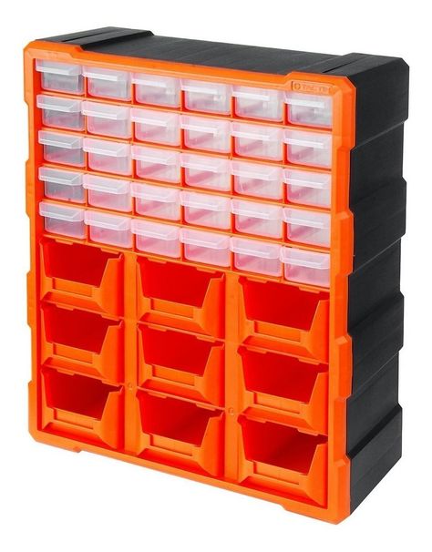 Caja Organizadora Plástica, 30 Cajas Y 9 Bandejas-0