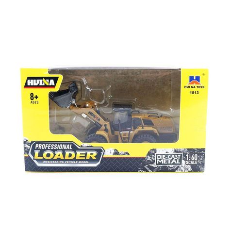 CARGADOR FRONTAL - 1813 - 1:60 - DIE CAST METAL - HUINA-0
