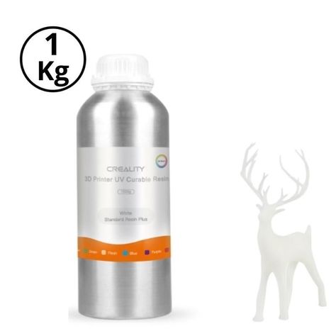 Resina Impresoras 3D Creality Plus 1000g Blanca-0