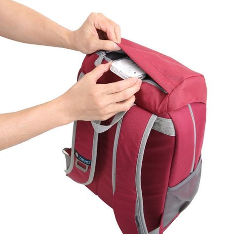 TOURIT Mochila asilada BLUE JAY - 25L  Rojo-3