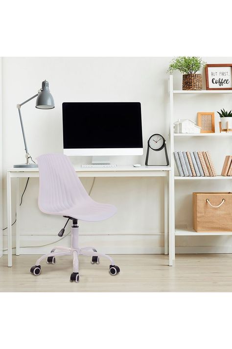 Silla de Escritorio Classic Blanco-1