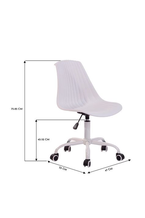 Silla de Escritorio Classic Blanco-2