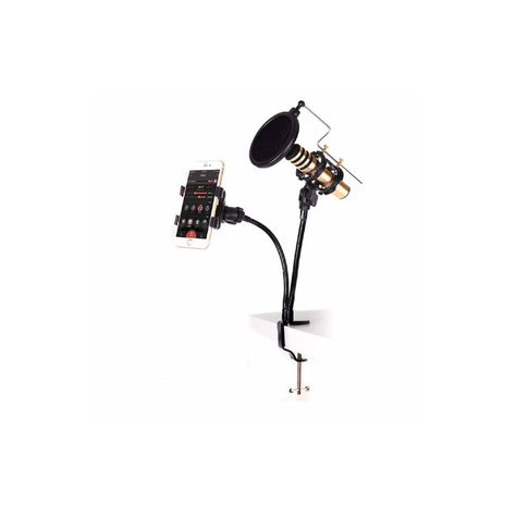 Soporte de Microfono y Celular de Grabacion Dblue-0