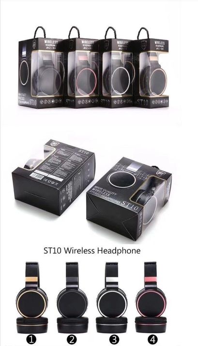 Audífonos Inalámbricos ST10 con Jack 3,5mm-3
