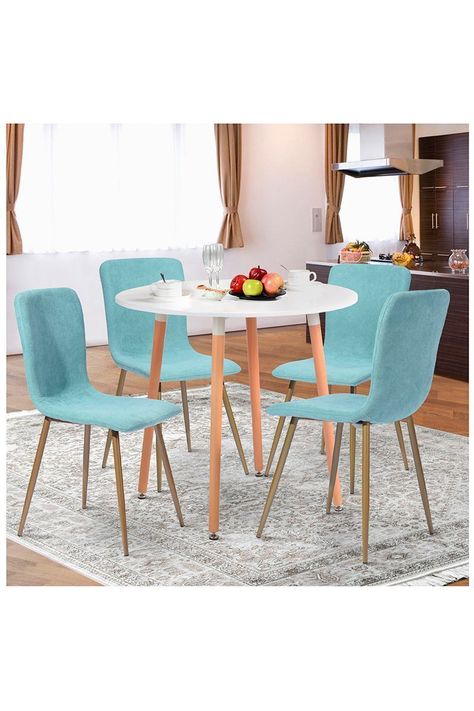 Pack 4 Sillas Comedor Sitial Gold Juliet Verde-1