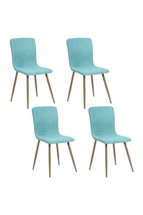 Pack 4 Sillas Comedor Sitial Gold Juliet Verde-0