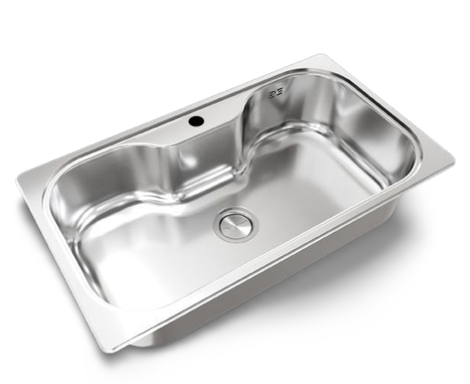 Lavaplatos Simple Acero Inoxidable  Luxor SI85A -1