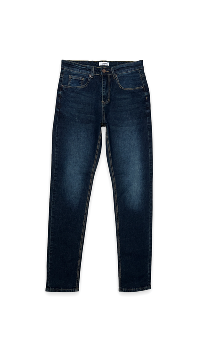 Jeans Hombre Slim Azul Focalizado Medio-6