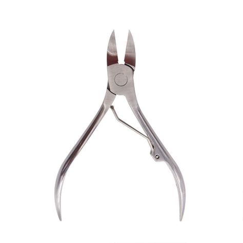 Alicate corta uñas curvo podología pies 10cm profe-1