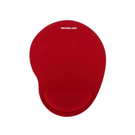 Mouse Pad Gel Con Apoya Muñeca Rojo Tecnolab-0