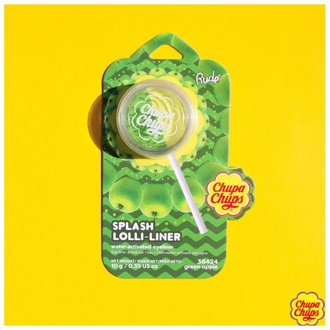 Delineador Splash Green Apple Chupa Chups x Rude-1