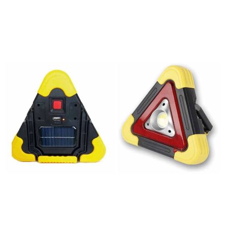 Triangulo Autos Con Luz De Alerta Y Trabajo Recargable - PuntoStore-1