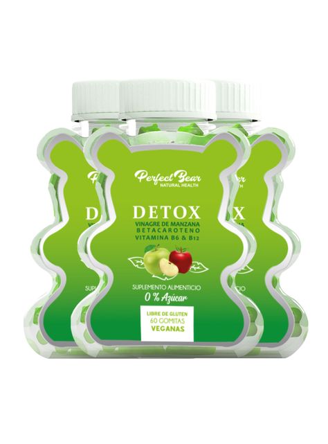 Vinagre De Manzana Detox- Vitamina B6 Y B12 - 3 MESES-0