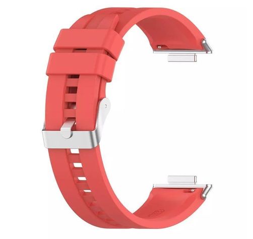 Correa Compatible Con Huawei Watch Fit 2 Rojo-0