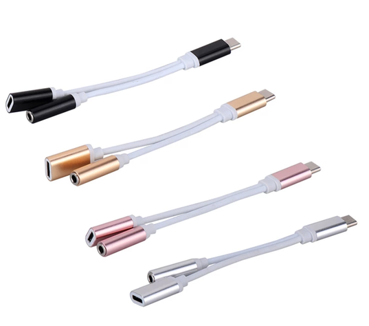 Adaptador De Auriculares Y Carga Para Celulares Samsung-4