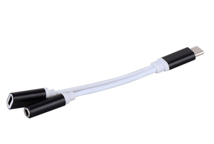 Adaptador De Auriculares Y Carga Para Celulares Samsung-1