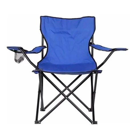 Silla Plegable De Playa Camping Pesca Picnic Con Porta Vaso-0